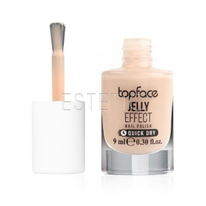 Лак для ногтей TopFace Jelly Effect 085 теплый бежевый нюд, 9 мл, PT110