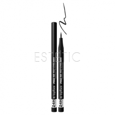 Подводка-фломастер для глаз TopFace Pro Ink Felt Eyeliner 01 Noir черный, 4,3 г, PT619