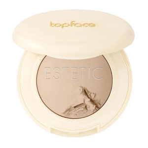 Пудра для обличчя запеченаTopFace ProHD Natural Glow Baked Face Powder 003 Light Beige,світлий беж