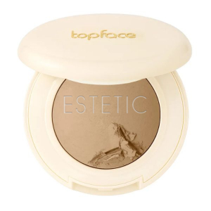 Пудра для обличчя запечена TopFace ProHD Natural Glow Baked Face Powder 004 Warm Beige ,теплий беж