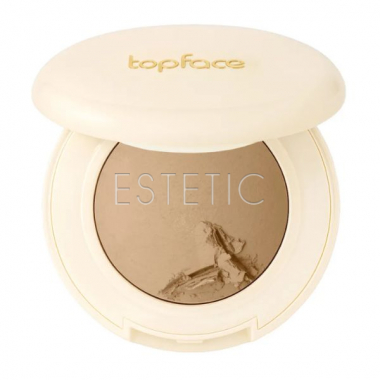 Пудра для обличчя запечена TopFace ProHD Natural Glow Baked Face Powder 004 Warm Beige ,теплий беж