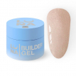 Гель для наращивания Luna Shimmer Gel № 9 пастельный бежевый с шиммером, 15 мл
