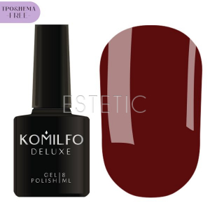 Гель-лак Komilfo Red Code Collection №005 Obsession темно-красный, 8 мл