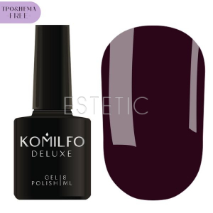 Гель-лак Komilfo Red Code Collection №006 First glass бордовый, 8 мл