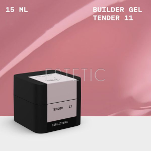 Моделирующий гель Biblioteka Builder Gel № 11 Tender нежный нюдово-розовый, 15 мл