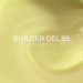 Фото 2 - Гель для нарощування Edlen Builder gel №89 Little bows, сменный картридж, пастельный желтый,15 мл