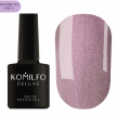 Гель-лак Komilfo Silk Cat Eye 003 шовкове котяче око, пудровий рожевий з сяйвом, 8 мл