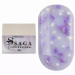 Фото 1 - Жидкий гель SAGA Liquid Floral Gel 07 молочный с сиреневыми сухоцветами, 15 мл