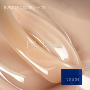 Гель для наращивания Touch Builder gel Crema 05 теплый бежевый нюд, 30 мл
