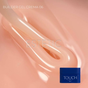 Гель для наращивания Touch Builder gel Crema 06 бежево розовый, 30 мл