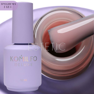 Камуфлирующая база Komilfo Color Base French 011 HEMA/TPO free розовый натуральный нюдовый, 15 мл