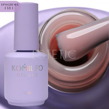 Камуфлирующая база Komilfo Color Base French 011 HEMA/TPO free розовый натуральный нюдовый, 15 мл