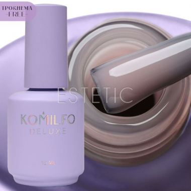 Камуфлирующая база Komilfo Color Base French 012 HEMA/TPO free розовый серо-бежевый нюд, 15 мл