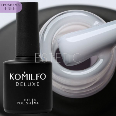 Камуфлююча база Komilfo Color Base French 002 HEMA/TPO free молочно-белый с лиловым подтоном, 8 мл