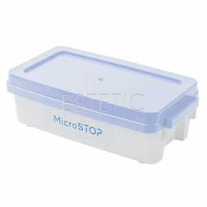 Контейнер для знезараження інструмента Microstop, 1л з блакитною кришкою