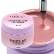 Камуфлююча база Komilfo Color Base French 011 HEMA/TPO free рожевий натуральний нюд, 30 мл, банка