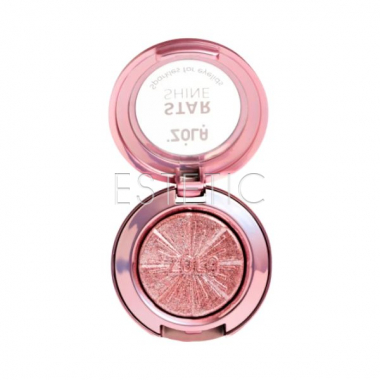 Тени-блесточки для век ZOLA Star Shine Sparcle Silver Pink, 3,5 г