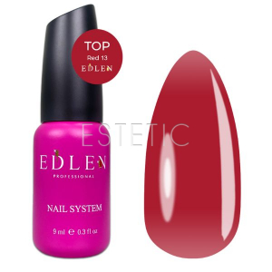 Камуфлирующий топ Edlen Top №13 red красный, 9 мл