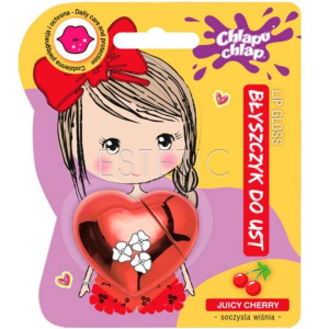 Блеск для губ детский Chapy Chlap Сердце juicy cherry, 10 мл