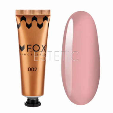 Полигель F.O.X Poly gel Nano 002 нюд натуральный, 30 мл (тюбик)