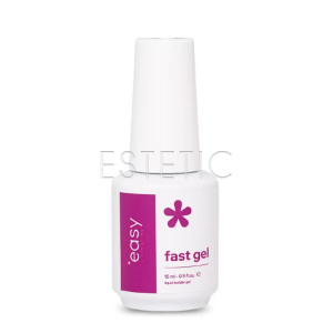 Жидкий моделирующий гель для ногтей Easy Fast Gel Glass, прозрачный, 15 мл