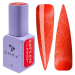 Фото 1 - Гель-лак DNKa Gel Polish Cat`s Eye #0002 80`s оранжево-коралловый кошачий глаз, 7 мл