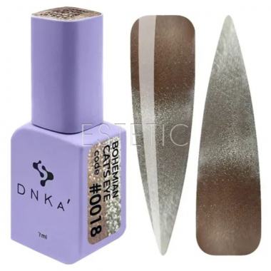 Гель-лак DNKa Gel Polish Cat`s Eye #0018 Bohemian кошачий глаз, 7 мл