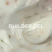 Фото 2 - Гель для наращивания Edlen Builder gel №90 Flower yogurt молочный с нежно-розовыми сухоцветами,15 мл