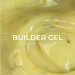 Фото 2 - Гель для наращивания Edlen Builder gel №91 Flower yogurt сливочный желтый с желтыми сухоцветами,15мл