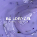 Фото 2 - Гель для наращивания Edlen Builder gel №93 Flower yogurt молочно-фиолетовый с сухоцветами,15 мл