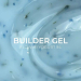 Фото 2 - Гель для наращивания Edlen Builder gel №94 Flower yogurt молочно-голубой с синими сухоцветами,15мл