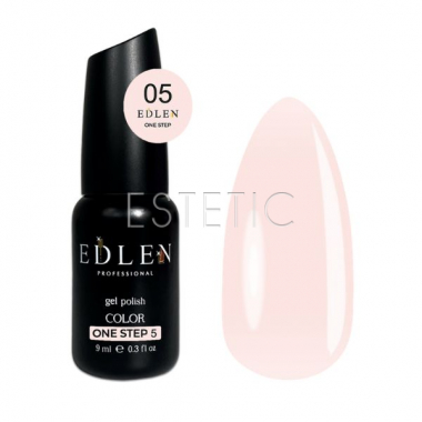 Однофазный гель-лак Edlen One step gel polish 005 светло-розовый нюдовый,  9 мл