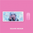 Гелевые Типсы для наращивания LUNAmoon Square Medium, 120 шт