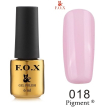 Гель-лак F.O.X Pigment №018 (лілово-бежевий, емаль), 6 мл