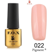Гель-лак F.O.X Pigment №022 (світло-персиковий, емаль), 6 мл
