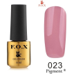 Гель-лак F.O.X Pigment №023 (дымчато-розовый, эмаль), 6 мл