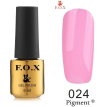 Гель-лак F.O.X Pigment №024 (светло-розовый, эмаль), 6 мл