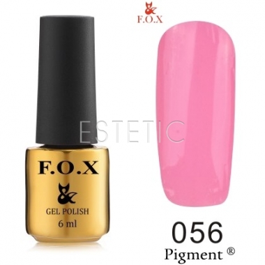 Гель-лак F.O.X Pigment №056 (розовая гвоздика, эмаль), 6 мл