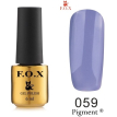 Гель-лак F.O.X Pigment №059 (бузковий, емаль), 6 мл