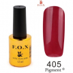 Гель-лак F.O.X Pigment №405 (темно-червоний, емаль), 12 мл