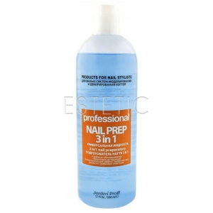 Jerden Proff Nail Prep 3-in-1 - Підготовлювач нігтя 3в1, 500 мл