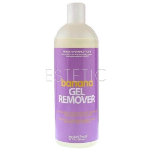 Jerden Proff Gel Remover - Средство для снятия гель-лака, биогеля БАНАН, 500 мл