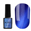 Гель-лак Kira Nails Cat Eye №008 ( насыщенный синий, магнитный), 6 мл