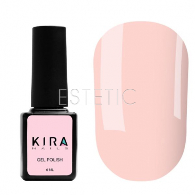 Гель-лак Kira Nails №011 (бледно-розовый, эмаль), 6 мл