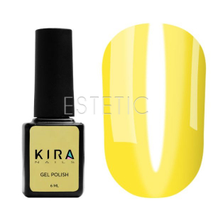 Гель-лак Kira Nails "Vitrage" №V02 (жовтий, вітражний), 6 мл