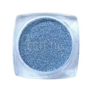 Komilfo блесточки 002, размер 1, (серебро, голограмма), 2,5 г