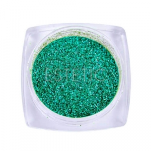 Komilfo блесточки 010, размер 0,1 мм, (зелено-бирюзовые голограмма) 2,5 г