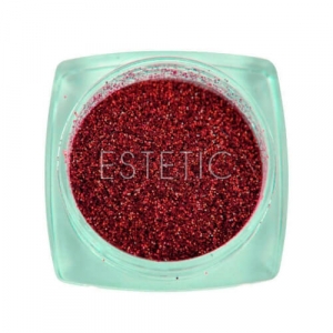 Komilfo блесточки 037, размер 0,08 мм, (красный) 2,5 г