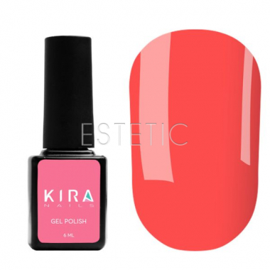 Гель-лак Kira Nails №016 (очень яркий малиновый, неоновый), 6 мл