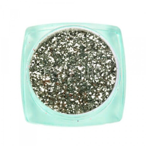 Komilfo блесточки 102F, размер 0,3 мм, (серебро), 2,5 г